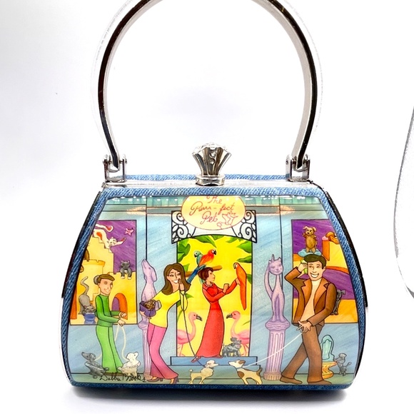Debbie Brooks New York The Purr-fect Pet MINI Handbag Box Purse Retired - Picture 1 of 16